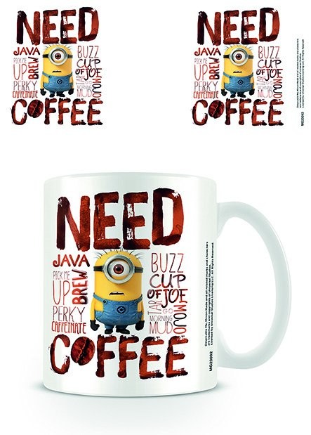 Tasse Minions (Despicable Me) - Need Coffee