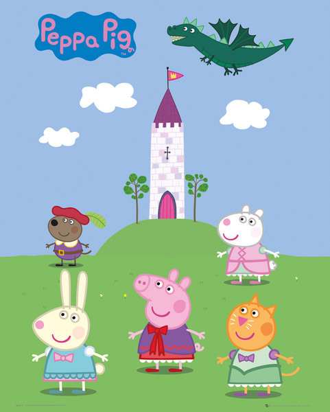 Poster Peppa Pig - Fairytale