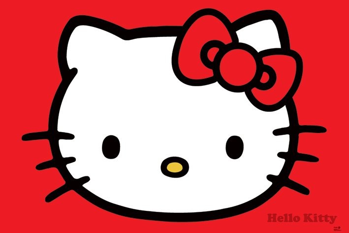 Plakát Hello Kitty - Red