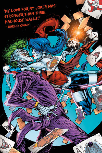 Plakát DC Comics - Harley Kiss
