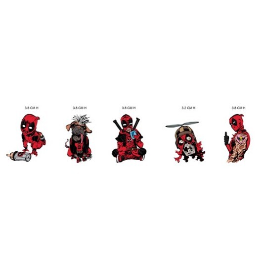 Ansteckerset Marvel - Deadpool