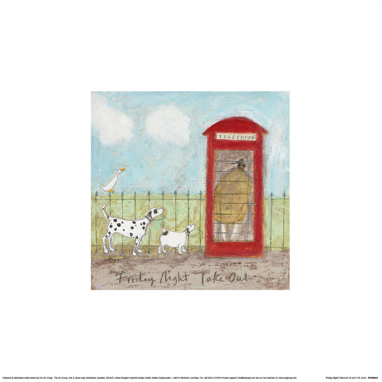 Kunsttryk Sam Toft - Friday Night Takeout