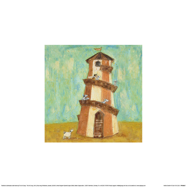 Kunstdruk Sam Toft - Helter Skelter