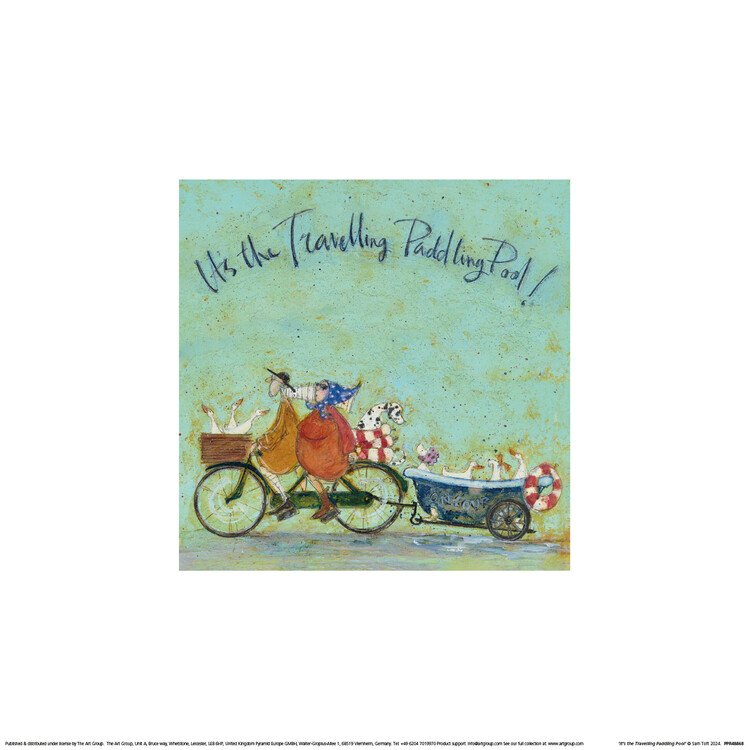 Umělecký tisk Sam Toft - It's The Travelling Paddling Pool