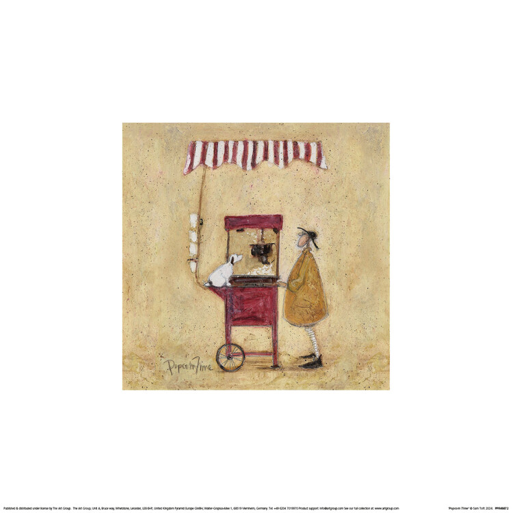 Umělecký tisk Sam Toft - Popcorn Time