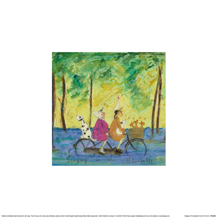 Stampa d'arte Sam Toft - Singing in the Bluebells