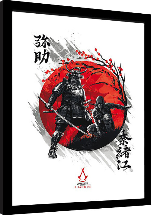 Poster incorniciato Assassin's Creed: Shadows - Yasuke & Naoe