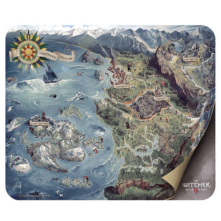 Muismat The Witcher - World Map