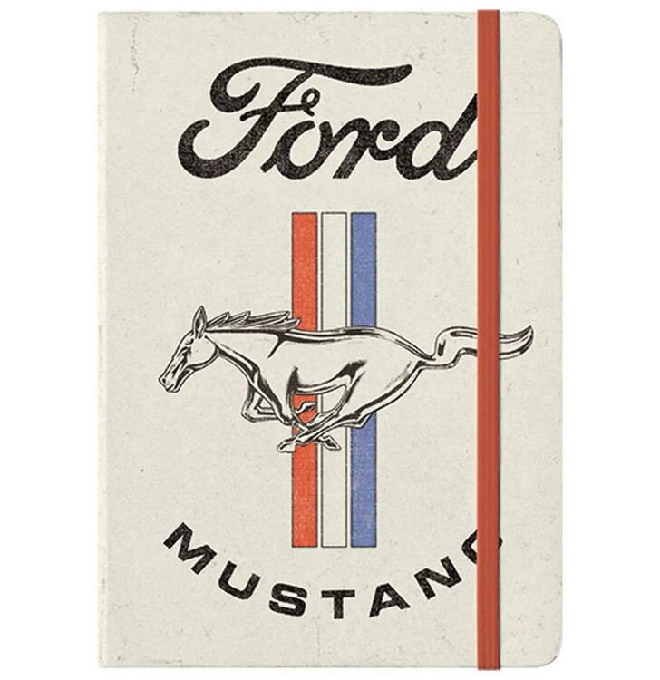 Levně Zápisník Ford Mustang - Horse & Stripes, A5