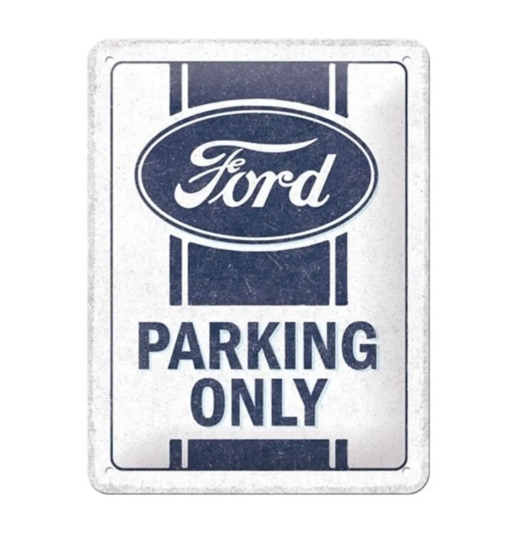 Metallskilt Ford - Parking Only
