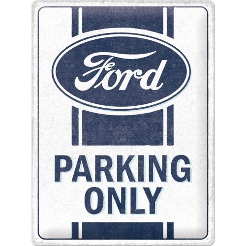 Metallschild Ford - Parking