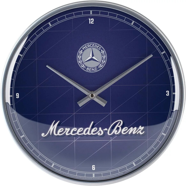 Levně Hodiny Hodiny Mercedes-Benz - Silver & Blue