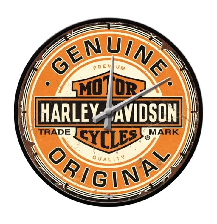 Levně Hodiny Hodiny Harley Davidson - Genuine original