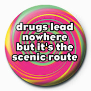 Button DRUGS LEAD NOWHERE