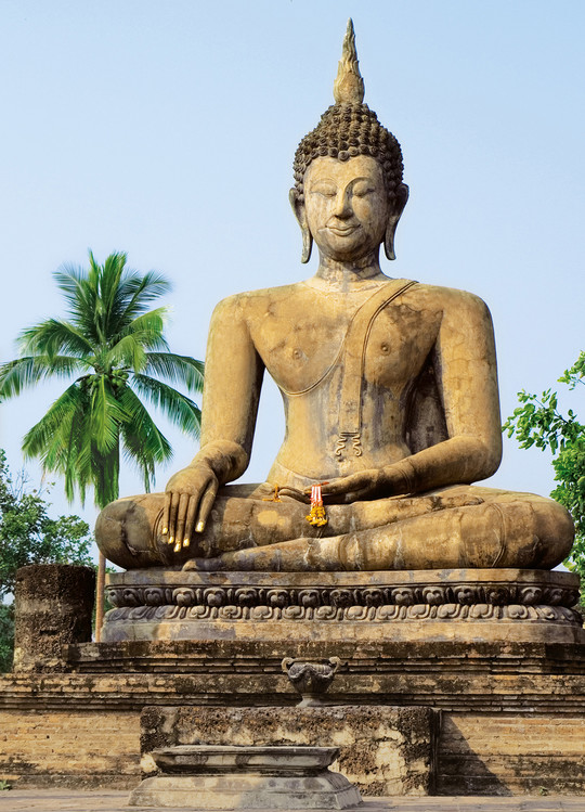 Behang SUKHOTHAI, wat sra sri temple