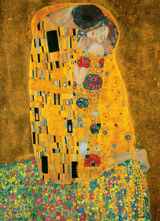 Carta da parati GUSTAV KLIMT - Il bacio, 1907-1908