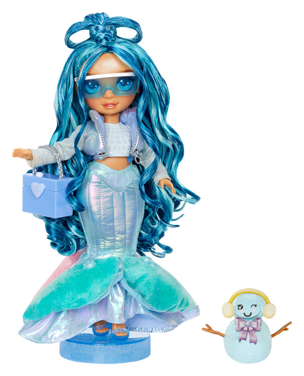 Levně Rainbow High - Winter Wonderland Doll - Skyler (Blue)
