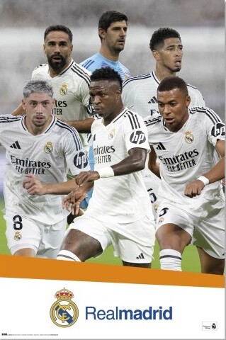 Real Madrid Team Poster Real Madrid Team Poster