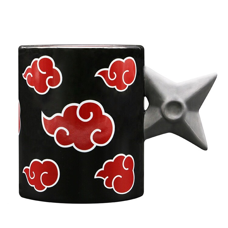 Hrnek 3D Naruto Shippuden - Shuriken Akatsuki, 0,46 l