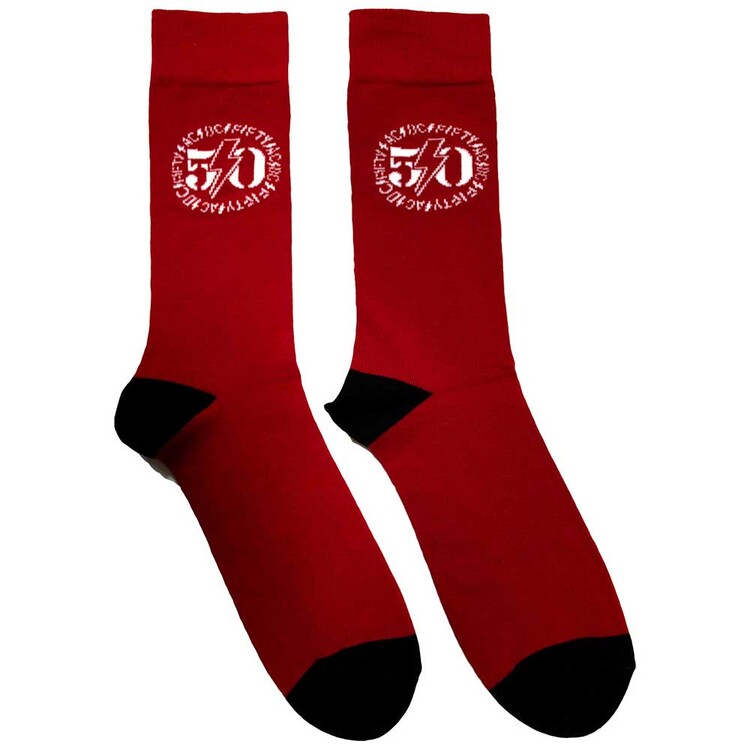 Levně Ponožky AC/DC - 50th Logo, 39 - 45