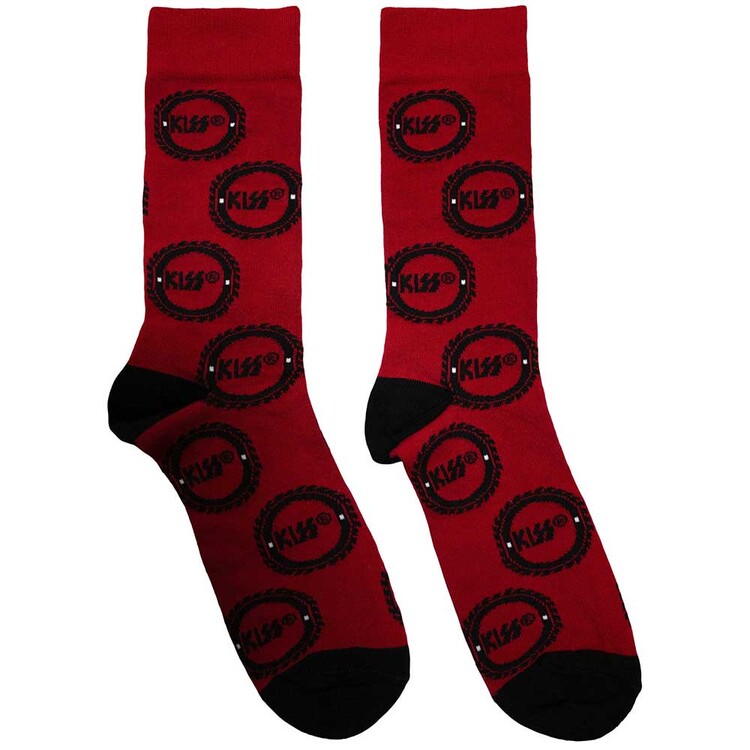 Levně Ponožky KISS - Buzzsaw Logo Pattern, 39 - 45
