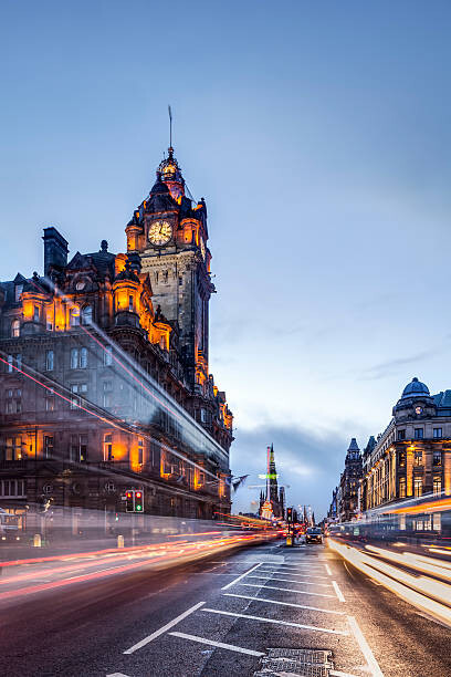 Levně Plakát, Obraz - The Royal Mile in Edinburgh, Scotland., Julian Elliott Photography, 26.7 × 40 cm