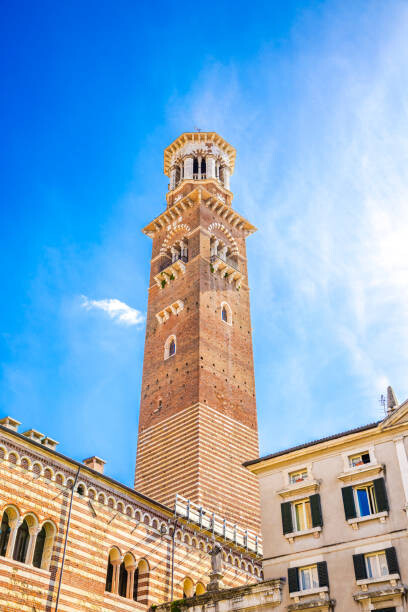 Levně Plakát, Obraz - Torre dei Lamberti on Piazza dei, Westend61, 26.7 × 40 cm