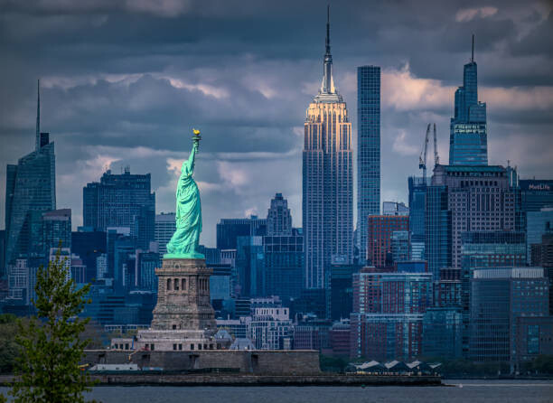 Levně Plakát, Obraz - View of the Statue of Liberty, Diana Robinson Photography, 40 × 30 cm