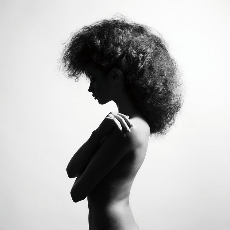 Glasbilder Black Silhouette