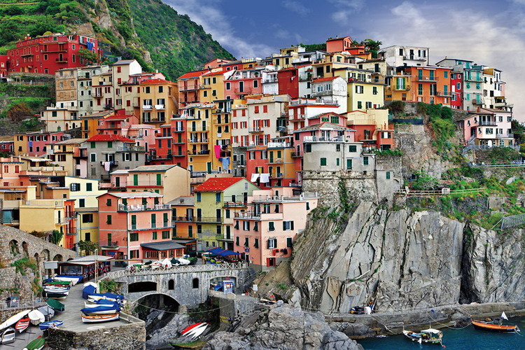 Glasbilder Italy - Cinque Terre