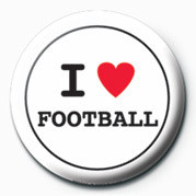 Button I LOVE FOOTBALL