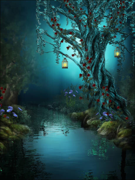 Levně Plakát, Obraz - 3d illustration fantasy graphic background of, sharan bekal, 30 × 40 cm