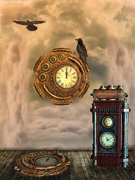 Levně Plakát, Obraz - steampunk style, justdd, 30 × 40 cm
