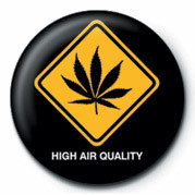 Kitűző WARNING SIGN - HIGH AIR