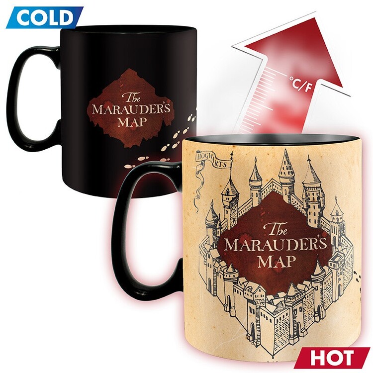Warmteverandering Mok Harry Potter - Marauder's Map