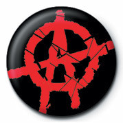 Kitűző PUNK - ANARCHY (RED)