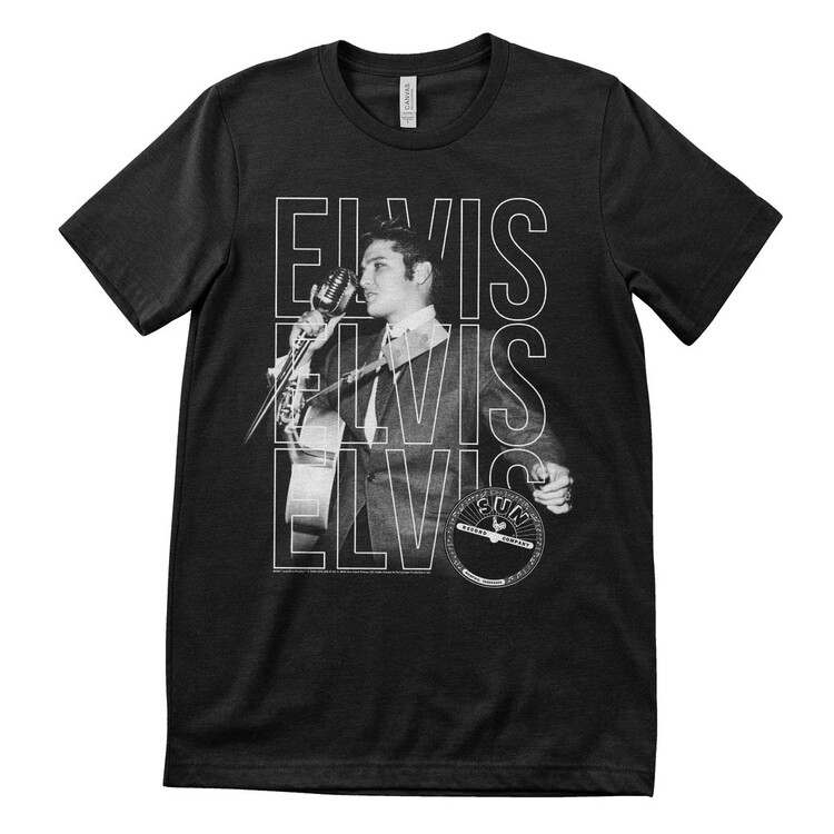 Levně Tričko Elvis Presley - Elvis, Elvis, Elvis, L