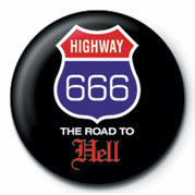 Button HIGHWAY 666 - THE ROAD TO