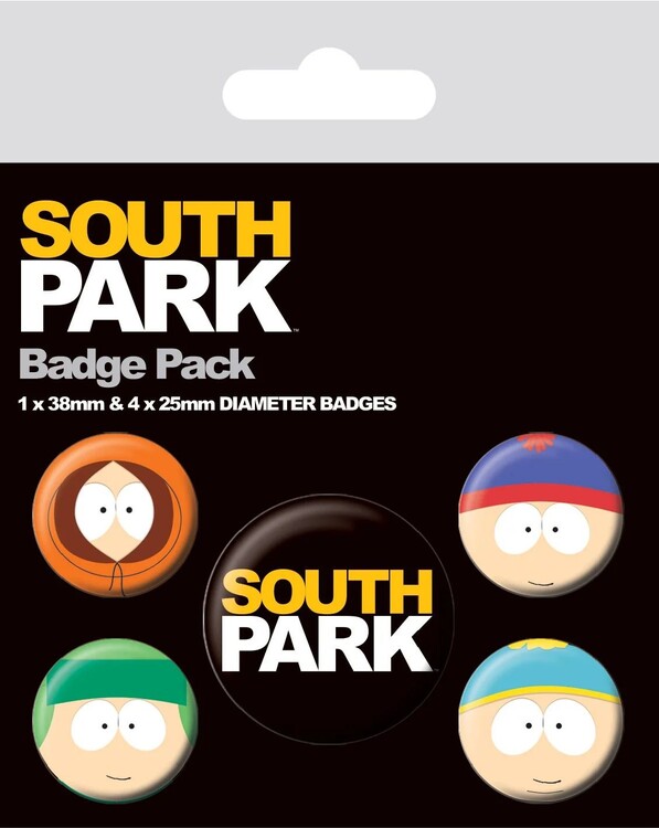 Ansteckerset South Park - Faces