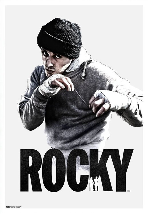 Kunstdruk Rocky - Training Stance