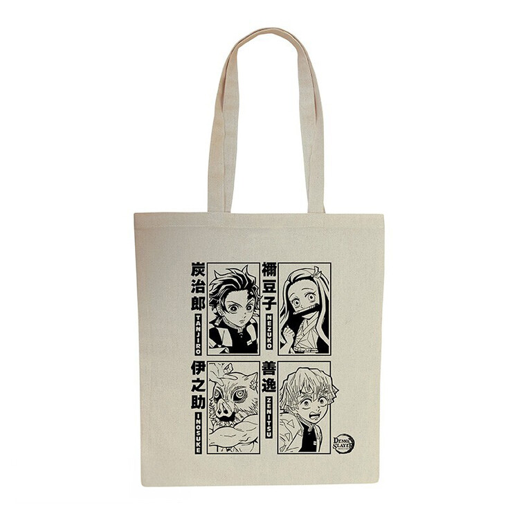 Borsa Demon Slayer - Tanjiro, Nezuko, Zenitsu & Inosuke