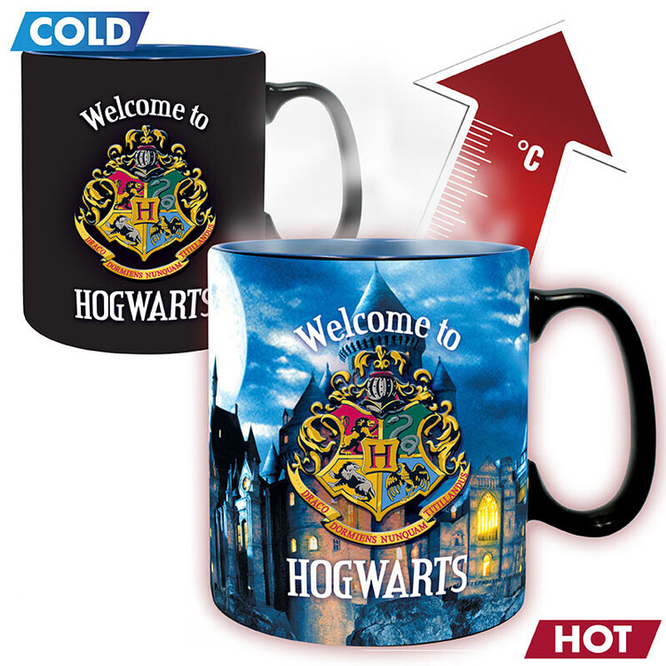Měnící hrnek Harry Potter - Welcome to Hogwarts, 0,46 l