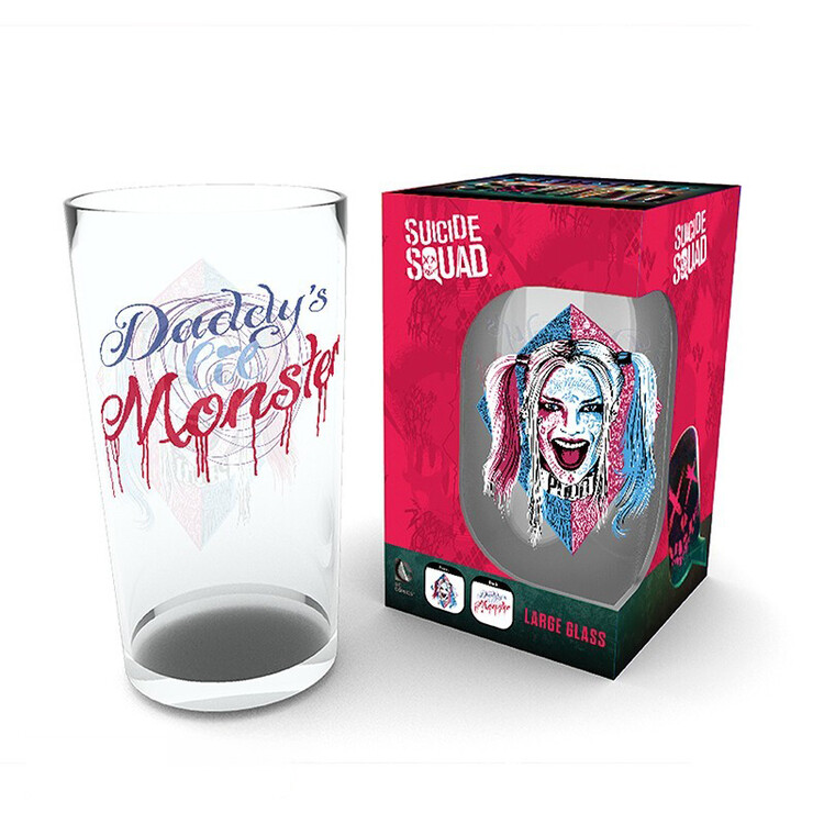 Bicchiere Suicide Squad - Harley Quinn Face