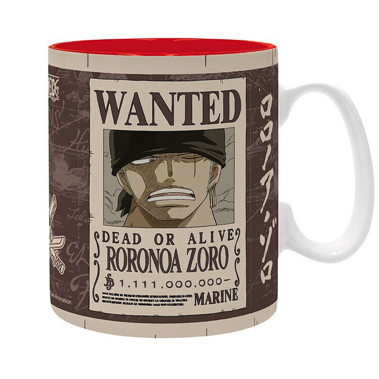 Hrnek One Piece - Zoro Wanted, 0,46 l