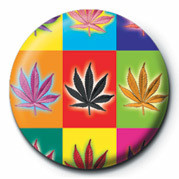 Button CANNABIS POPART