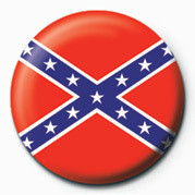 Button FLAG - CONFEDERATE