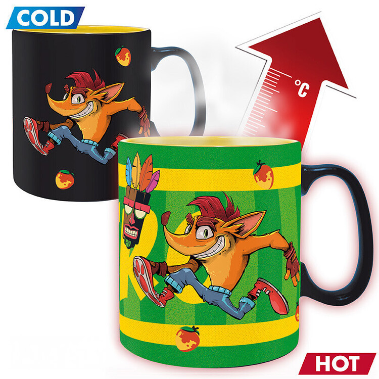 Tazza cambiacolore Crash Bandicoot - Nitro