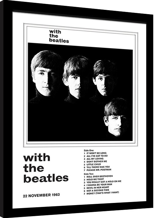 Gerahmte Poster The Beatles - With the Beatles
