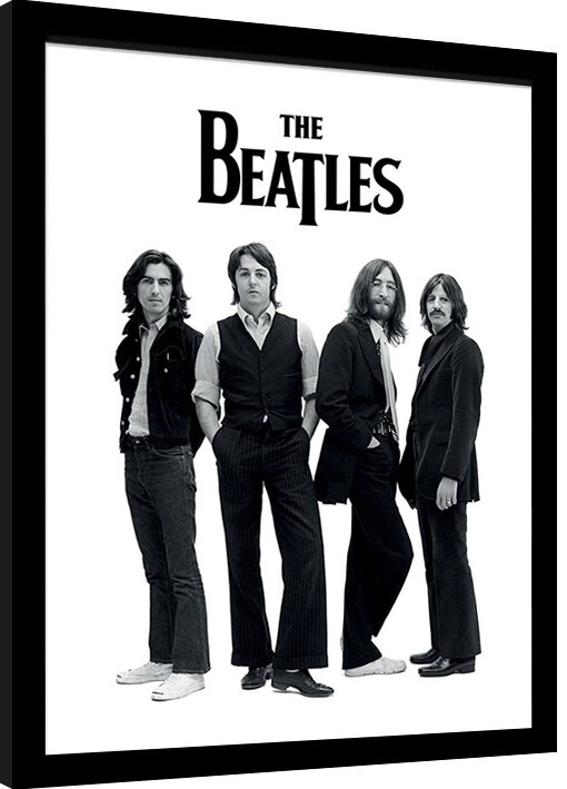 Ingelijste poster The Beatles - Title