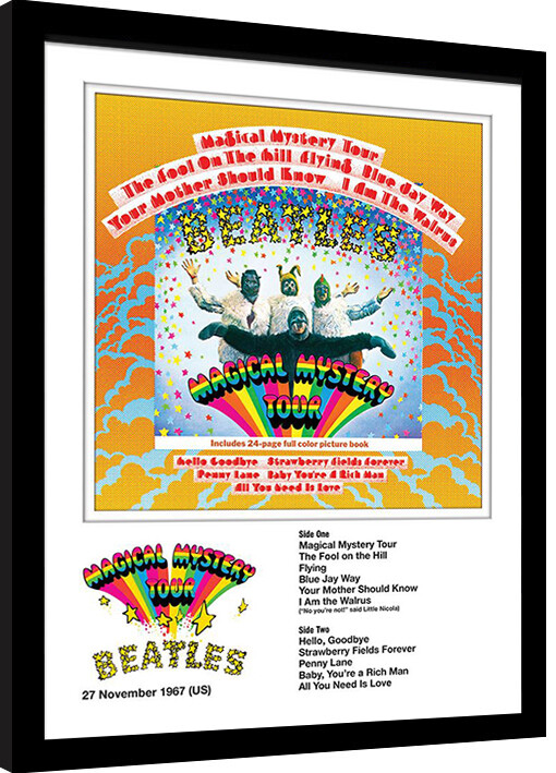 Poster incorniciato The Beatles - Magical Mystery Tour